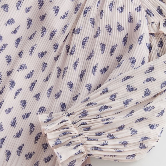 Zara Girls Romantic Mauve Dress - Picture 3 of 4